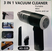 3 In 1 Mini Rechargeable Vacuum Cleaner - Idealpk.store 3 In 1 Mini Rechargeable Vacuum Cleaner