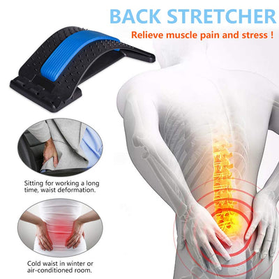 Back Stretcher Pain Relief Multi-level Back Device Massager - Idealpk.store Back Stretcher Pain Relief Multi-level Back Device Massager