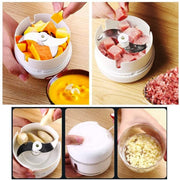 Mini Food Garlic Vegetable Grinder Chopper Multi-Function Manual Food Processor - Idealpk.store Mini Food Garlic Vegetable Grinder Chopper Multi-Function Manual Food Processor