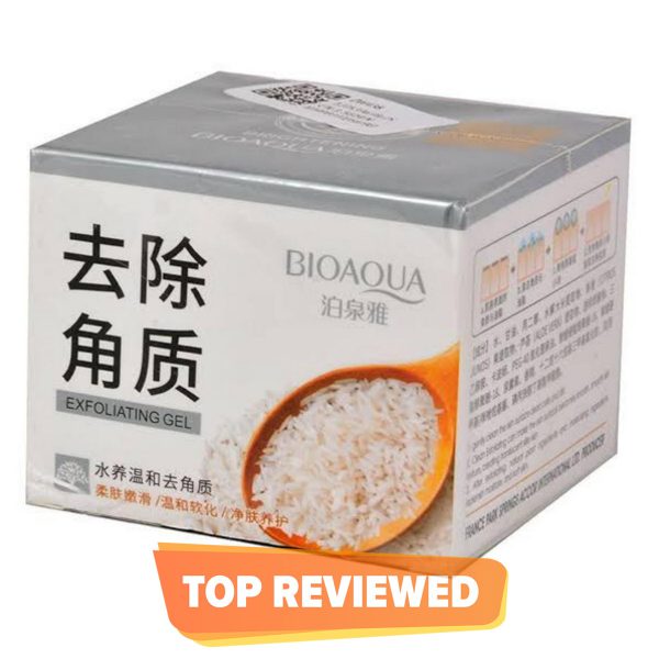 Bioaqua Brightening & Exfoliating Rice Gel Face Scrub 140gm - Idealpk.store Bioaqua Brightening & Exfoliating Rice Gel Face Scrub 140gm