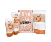 Bnb Whitening Rice Extract Bright & Glow Kit (with Box) - Idealpk.store Bnb Whitening Rice Extract Bright & Glow Kit (with Box)