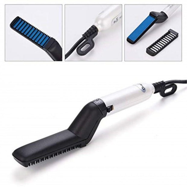 Beard Straightener Comb, Multifunctional Hair Comb Curling - Idealpk.store Beard Straightener Comb, Multifunctional Hair Comb Curling