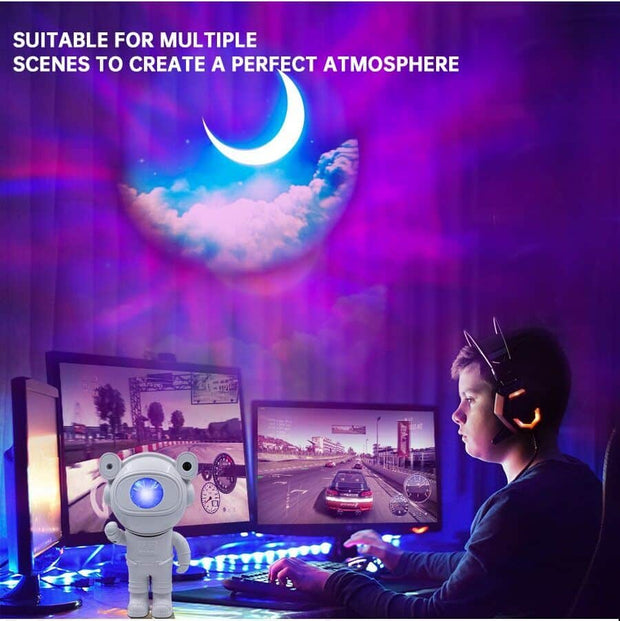 Astronaut Galaxy Projector Lamp Starry Star Bluetooth Music Night Light With Remote - Idealpk.store Astronaut Galaxy Projector Lamp Starry Star Bluetooth Music Night Light With Remote